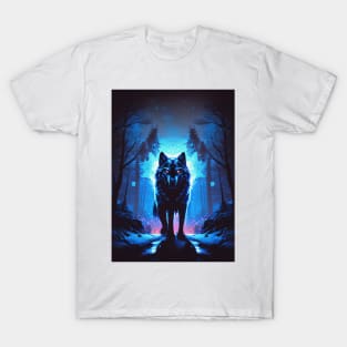 Dark Fantasy Wolf T-Shirt